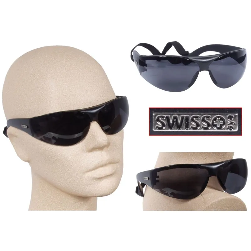 Solange Der Vorrat Reicht Sportschutzbrille Swiss Eye schwarz/schwarz Restposten