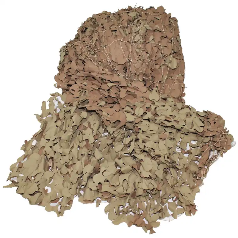 7,5 x 7,5 m original Britisches Tarnnetz khaki neuwertig 56,25m² = 3,54€/m² Abverkauf