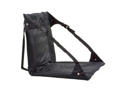 Billig Travelchair Trail Sitzkissen mit Lehne schwarz
