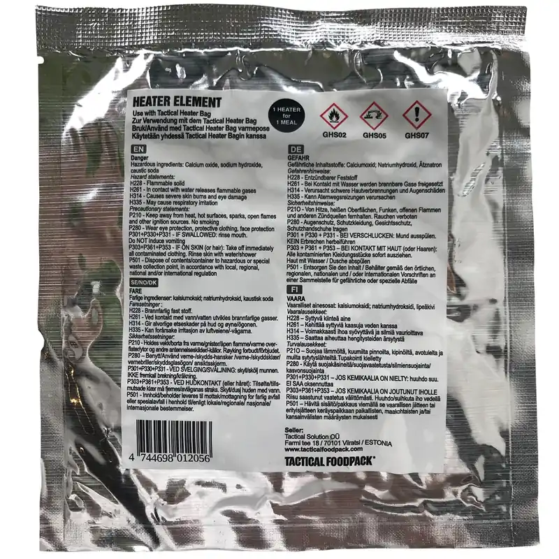 Tactical Foodpack Heizelement für Heater Bag Jetzt Kaufen