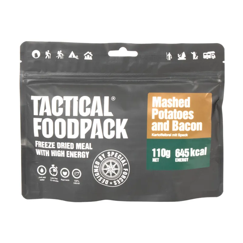 Tactical Foodpack 110g ‚Mashed Potatoes and Bacon‘ = 131,90 €/kg Finale Aktion