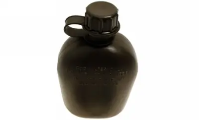 US Feldflasche 1 Qt. Kunststoff ohne Hülle BPA-frei oliv Kracherpreis