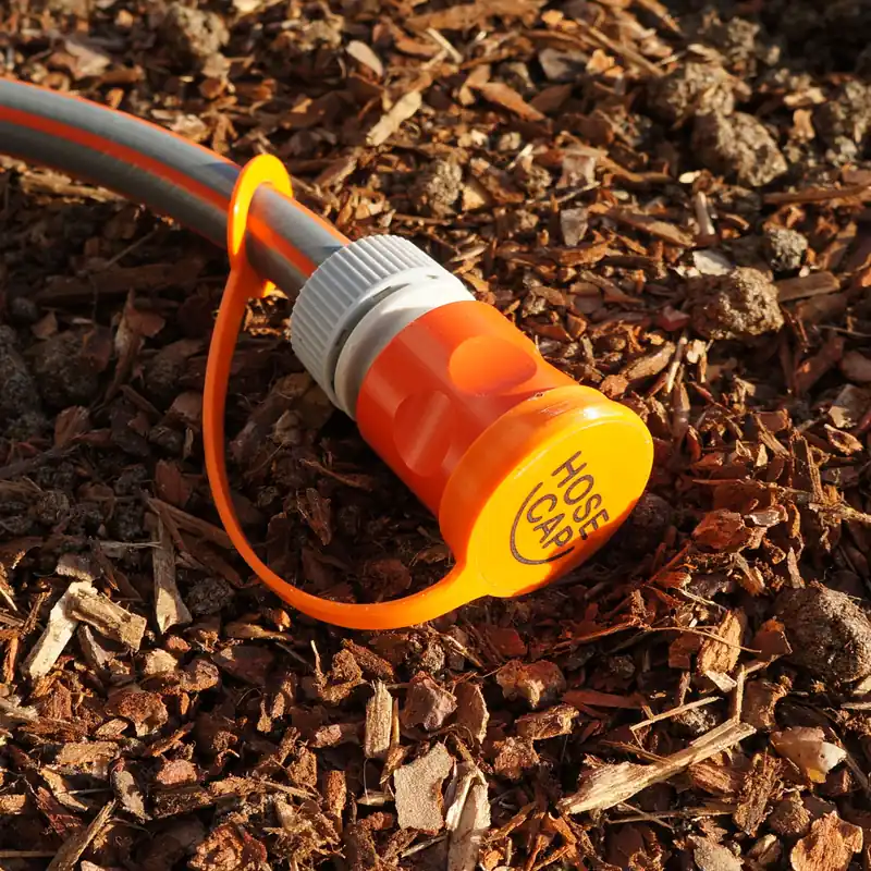 3 x HoseCap, Schutzkappe für Wasserschlauch mit Schlauchkupplung für 1/2 Zoll und Öse. Sichere Zahlung