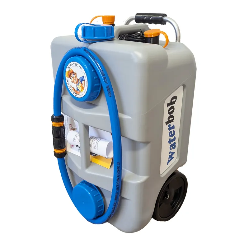 Wassertank rollbar (25 Ltr.,) 0,6 bar 12-Volt-Pumpe Highlight