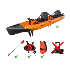 Schnäppchen Pack Kayak Pesca Long Wave Samoa Tandem ADVENTURE
