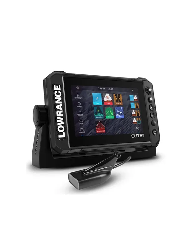 Zertifiziert Sonda Lowrance Elite FS 7 con Transductor HDI 83/200 CHIRP/DownScan