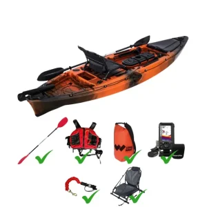 Pack Kajak zum Angeln Long Wave Quest Pro Angler 10 Rabatt