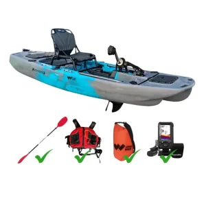 Bestseller Zerlegbares Angelkajak Long Wave CORTES FISCHEREI (mit Echolot)