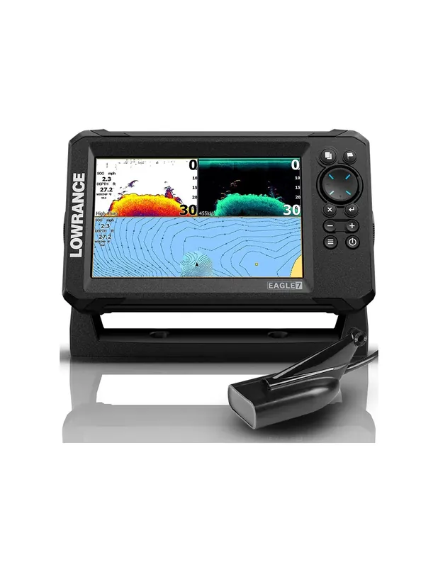 Sonderaktion GPS-Sonde Lowrance Eagle 7 mit Wandler HDI 83/200 CHIRP/DownScan