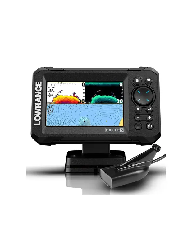 Lowrance HOOK Reveal 5 mit HDI 83/200 CHIRP/Downscan-Schwinger Ausverkauf