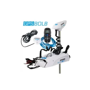 Sonderangebot Motor electrico Watersnake Geo-Spot GPS 80lb 78" Bow Mount