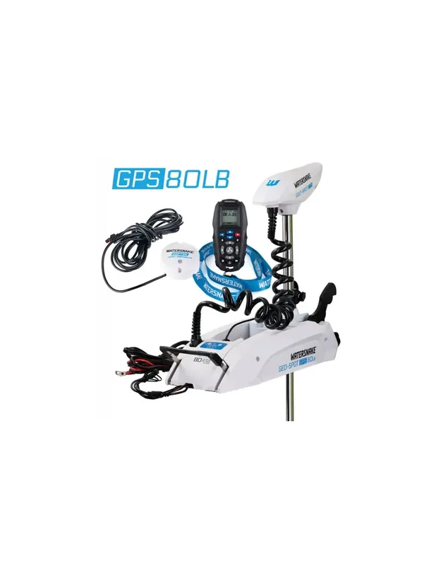 Sonderangebot Motor electrico Watersnake Geo-Spot GPS 80lb 78" Bow Mount