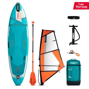 Preisreduziert Jobe Mohaka 10.2 Aufblasbares Paddle Board + 3.5 m2 SUP Segel Paket