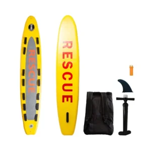 TIKI AUFBLASBARES RESCUE 320 PADDLE SURF BOARD Neue Kollektion