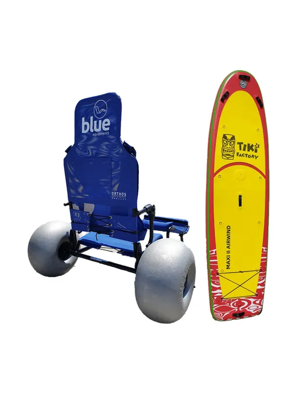 Schnäppchen BLUE WASSERAUSRÜSTUNG FÜR MENSCHEN MIT EINGESCHRÄNKTER MOBILITÄT MIT MAXI 11’ SUP-BOARD