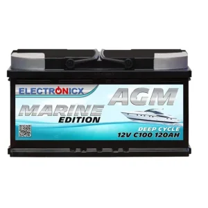 Bateria AGM 120 Ah12V ciclo profundo Super-Preis