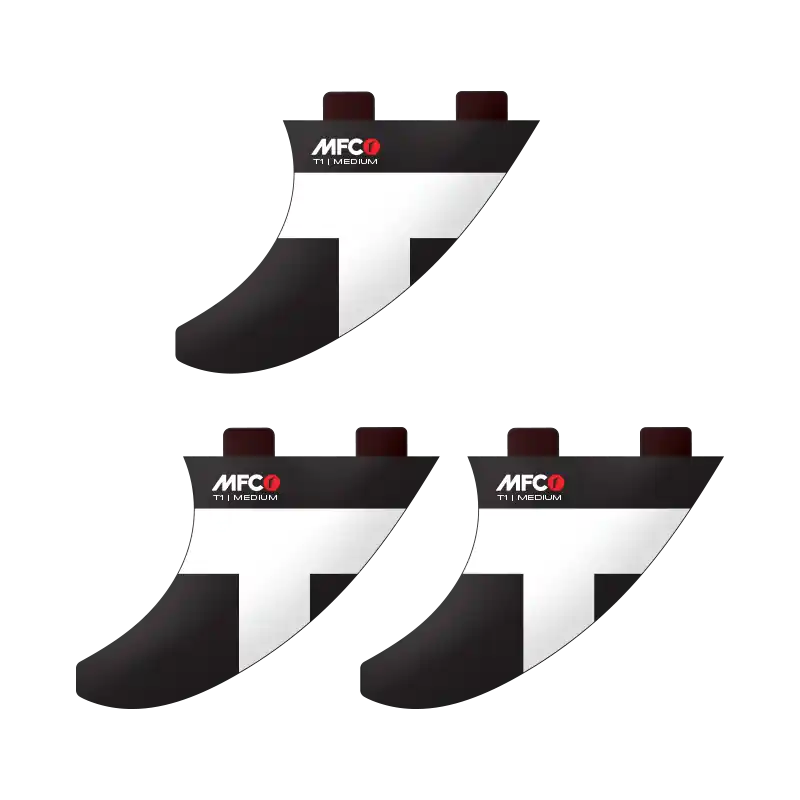 Schneller Versand SURF Finnen T1 Thruster - MFC Finnenset (2x Side / 1x Center)