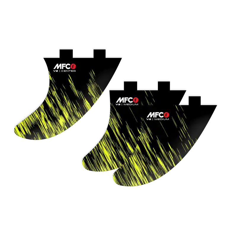 SURF Finnen KAI Thruster V2 - MFC Finnenset (2x Side / 1x Center) Preiswert