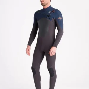 Solange Der Vorrat Reicht C-Skins NuWave Mens ReWired 5:4 Chest Zip Steamer