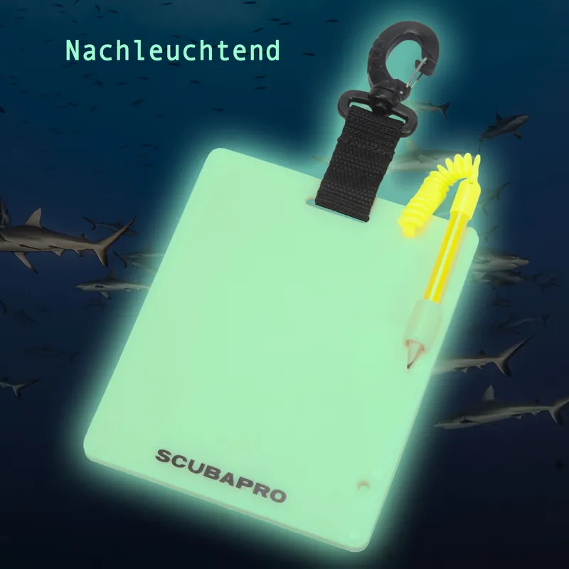 Scubapro Schreibtafel für Unterwasser (nachleuchtend) Meistverkauft
